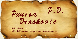 Puniša Drašković vizit kartica